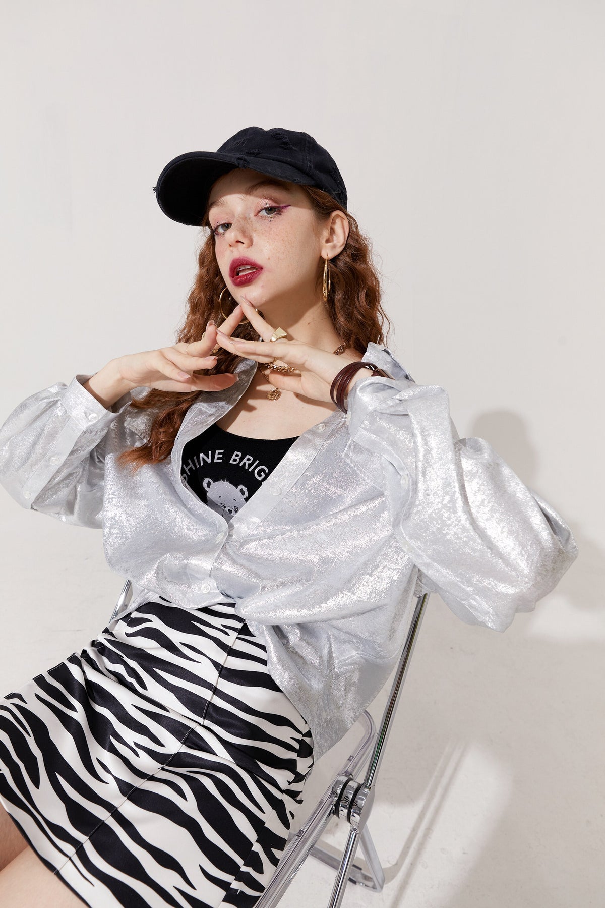 Solid Pure Chic Single Breasted Casual Satin Shirt Women,Autumn Vintage Stylish,Korean Ladies Daily Chiffon Top | Vimost Shop.