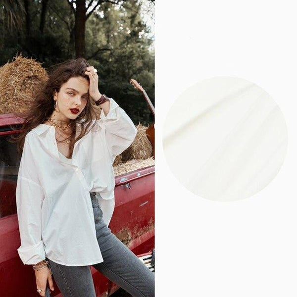 Solid Pure Chic Single Breasted Casual Shirt Women,Autumn Vintage Full Sleeve Korean Ladeis Basic Daily Top | Vimost Shop.