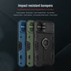 For iPhone 13 Pro Max Case for iPhone 13 Mini Case with Ring stand Case Camera Protection Slide cover