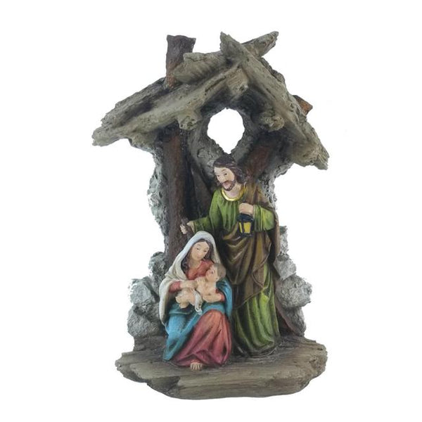 Figurine Holy Family Nativity Scene Home Decoration Christ Jesus Statues Mary Joseph Miniature Sculpture Christmas Gift