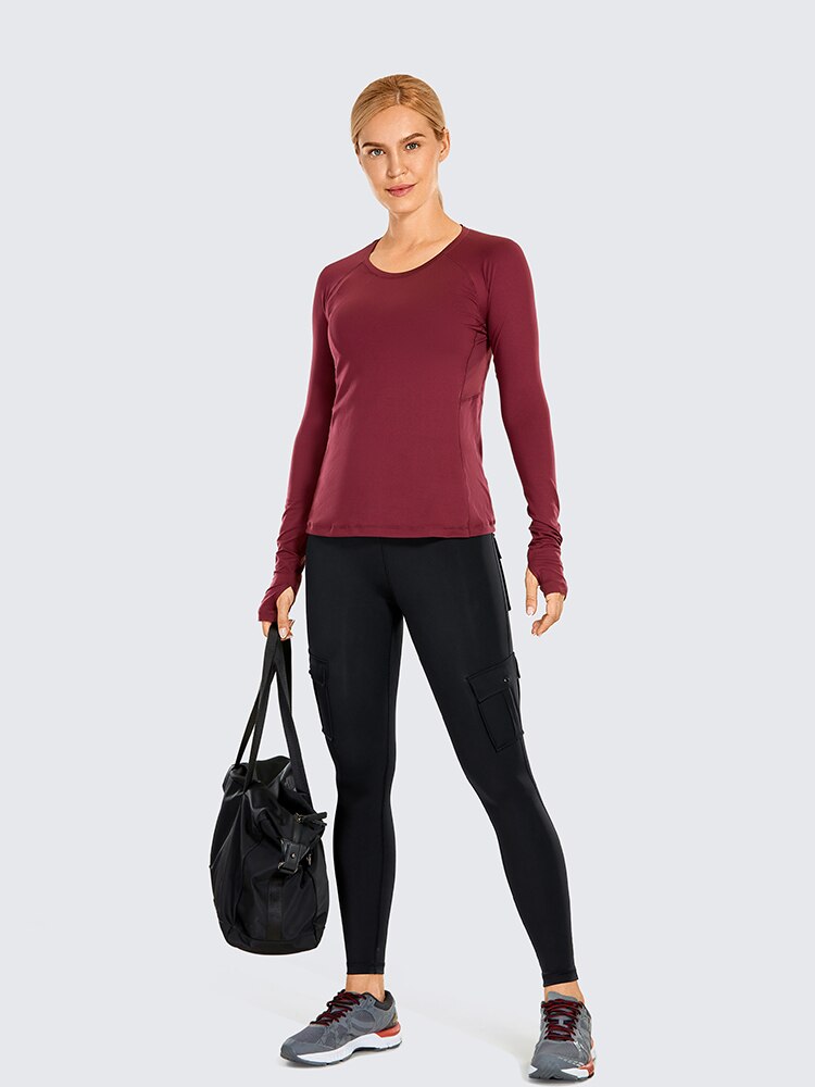 Women's Naked Feeling Cargo Workout Leggings 25 Inches - High Waisted Athletic Yoga Pants with 4 Pockets