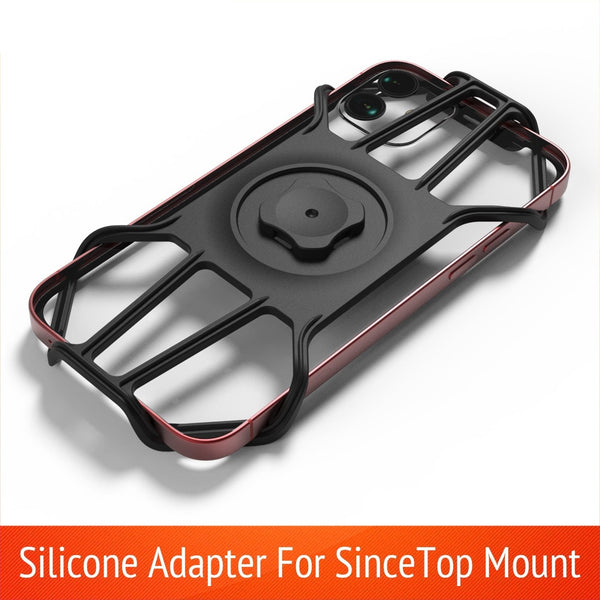 Universal Silicone Adapter For SinceTop Quick Mount Phone Holder For Air-vent/Car/Bike/Belt Clip/Wall/Armband/Wristband Mount