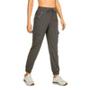 Lightweight Drawstring Athletic Cargo Pants Casual Travel Sweatpants with Zipper Pockets