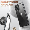 IPhone 13 Case 6.1 inch (2021 Release) UB Edge Slim Frame Cover with TPU Inner Bumper &amp; Transparent Back Case