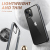 For iPhone 13 Case 6.1 inch (2021 Release) UB Edge Pro Slim Frame Clear Back Cover Case with Built-in Screen Protector