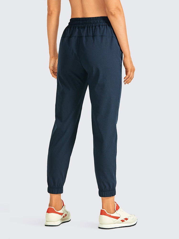 Women's Joggers Pants Lightweight Athletic Drawstring Breathable Tapered Lounge Pants with Pockets - 26 Inches