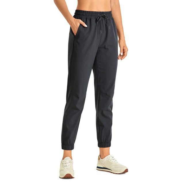 Women's Joggers Pants Lightweight Athletic Drawstring Breathable Tapered Lounge Pants with Pockets - 26 Inches
