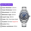 40mm New Gray Aqua 100M NH35A Automatic Watch Fashion Luxury Mechanical Wristwatch Solid SS Sapphire Crystal