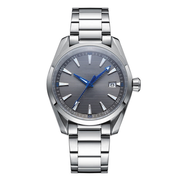 40mm New Gray Aqua 100M NH35A Automatic Watch Fashion Luxury Mechanical Wristwatch Solid SS Sapphire Crystal