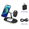 3 In 1 Magnetic Fast Wireless Charger For iPhone 12 Pro Max Chargers 15W Wireless Charging Dock Stand For Apple Watch 5 Charging
