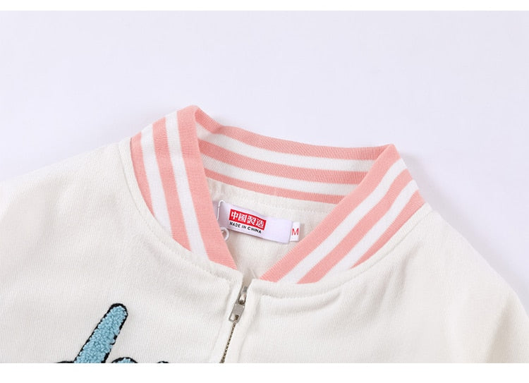 Jacket Men Furry Cartoon Comics Girl Letter Outwear Oversized College Style Hipster Coats All-match Streetwear