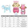 Winter Pet Dog Clothes Thick Warm Dogs Jacket Coat Jumpsuit With Harness Reflective Waterproof Dogs Down Jacket Snowsuit 3 Layer