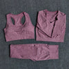 2/3/5PCS Seamless Women Yoga Set Workout Sportswear Gym Clothing Fitness Long Sleeve Crop Top High Waist Leggings Sports Suits - Vimost Shop