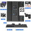 For PS4/PS4 Slim/PS4 Pro Vertical Stand Cooling Fan Dual Controller Charger Console Charging Dock Station For Playstation 4