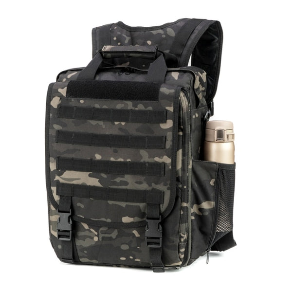Molle Military Laptop Bag Tactical Messenger Bags Computer Backpack Fanny Belt Shouder Camping Outdoor Sports Army Bag