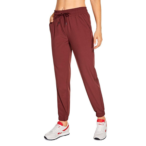 Women's Lightweight Joggers Pants With Pockets Drawstring Elastic Waist Athletic Sports Running Sweatpants