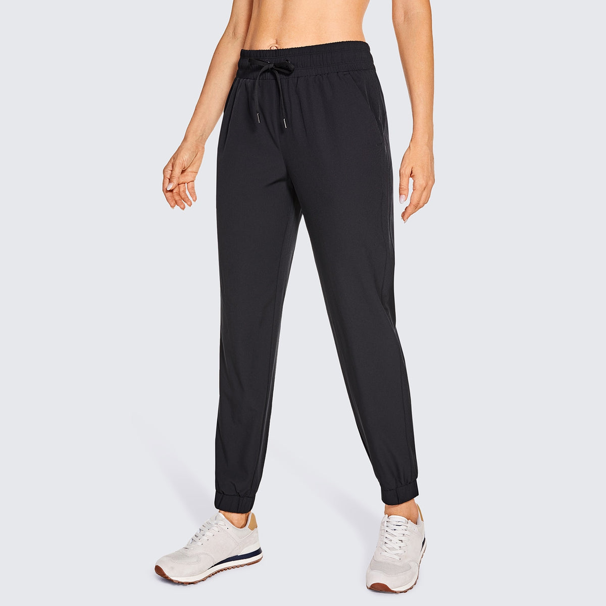 Women's Lightweight Joggers Pants With Pockets Drawstring Elastic Waist Athletic Sports Running Sweatpants