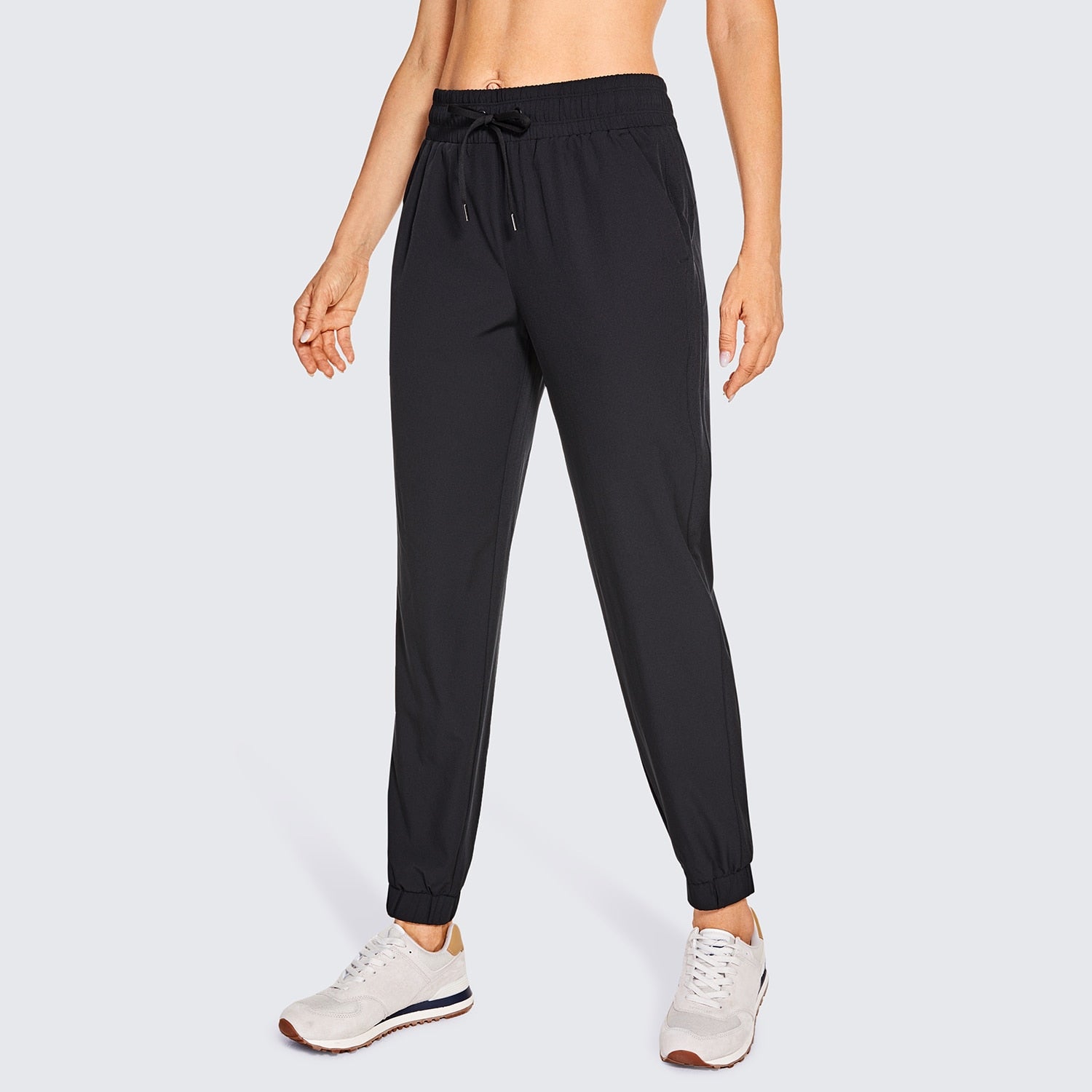 Women's Lightweight Joggers Pants With Pockets Drawstring Elastic Waist Athletic Sports Running Sweatpants