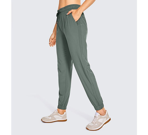 Women's Lightweight Joggers Pants With Pockets Drawstring Elastic Waist Athletic Sports Running Sweatpants