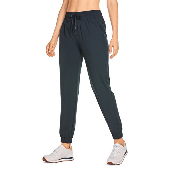 Women's Lightweight Joggers Pants With Pockets Drawstring Elastic Waist Athletic Sports Running Sweatpants