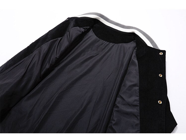 Jacket Men Leopard Patchwork Letter Embroidery Baseball Coat Japanese Hipster Retro Hip Hop Advanced Fashion Streetwear
