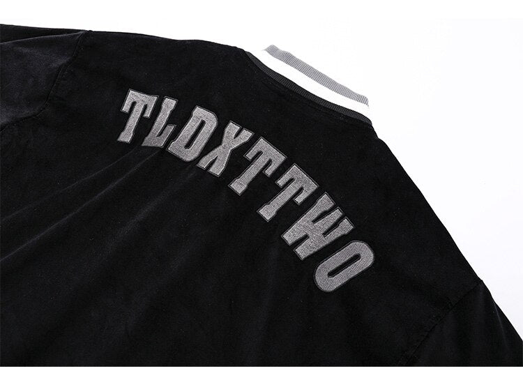 Jacket Men Leopard Patchwork Letter Embroidery Baseball Coat Japanese Hipster Retro Hip Hop Advanced Fashion Streetwear