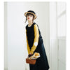 Original black mid-length dress female autumn and winter loose sleeveless bottoming vest skirt
