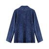 Women's Jacket Plus Size Tailored Denim Jacket Cotton Knitted Busine Suit Blouses Fashion Cotton Knitted Chaquetas