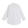 Women's  Plus Size Spring Shirt With Elastic Beaded Lapel Tie Button Casual Top