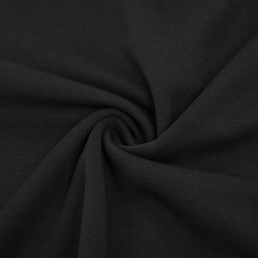 Women's Dress Solid Color Scalloped Neckline Hips-Wrapped Lady Fashion