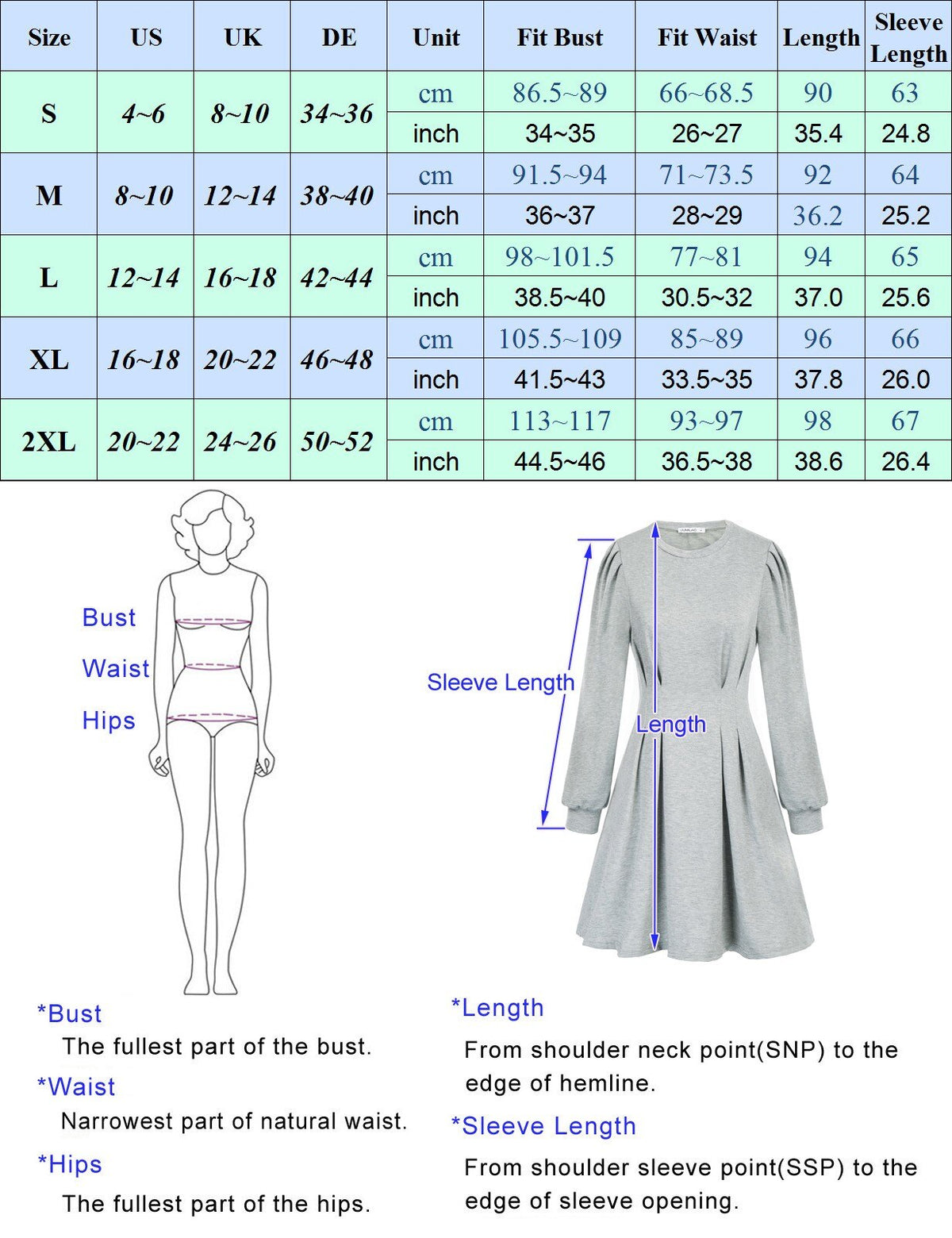 Women Fashion Crew Neck Midi Dress Pleated Solid Color Casual Long Sleeve Female Pull-on A-Line Dresses