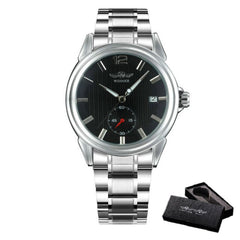 Military Mens Watches Top Brand Luxury Mechanical Wristwatches Automatic Watch for Men Casual Business Metal Strap Clock