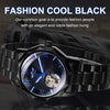 Military Mens Watch Automatic Mechanical Watches for Men Top Brand Luxury Clock Stainless Steel Strap Luminous Hands New