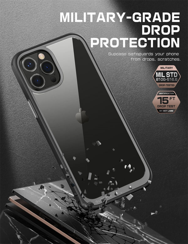 For iPhone 13 Pro Case 6.1 inch (2021 Release) UB Style Premium Hybrid Protective Bumper Case Clear Back Cover Caso
