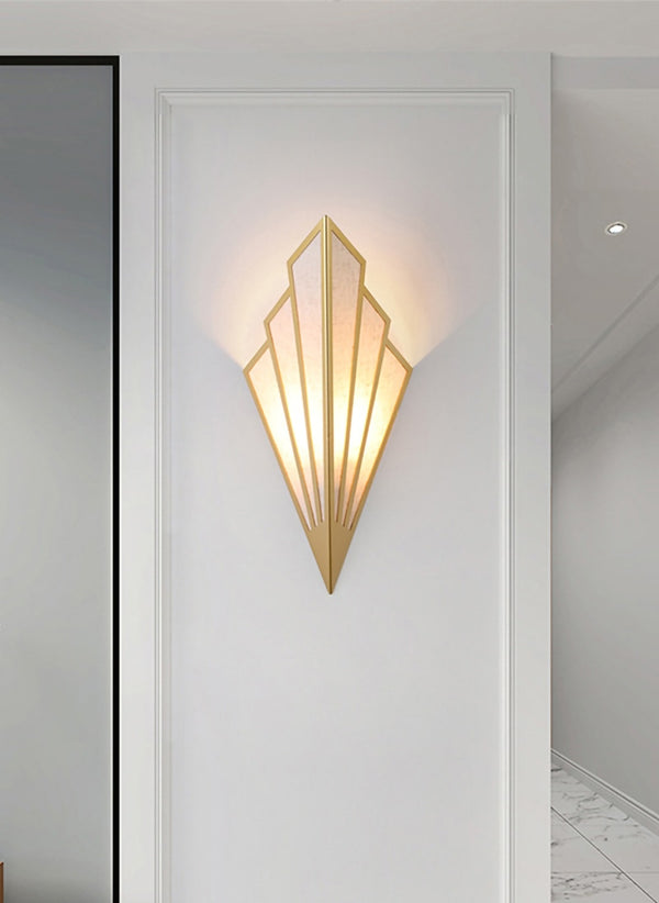 Nordic modern Creativity E27 LED wall lamp Triangle shape for bedroom living room study lighting fixture corridor stairs light