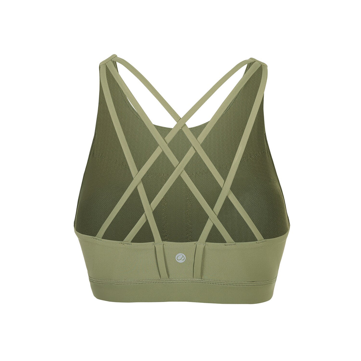 Women's Strappy Sports Bras High Neck Wirefree Yoga Bras Tops Padded with Built in Bra