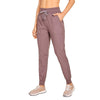 Women's Lightweight Studio Joggers Striped Casual Pants Drawstring Lounge Athletic Travel Pants with Pockets