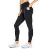 Women's Hugged Feeling Training Leggings 25 Inches - Compression Leggings with Pockets Tummy Control Workout Tights
