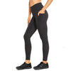 Women's Hugged Feeling Training Leggings 25 Inches - Compression Leggings with Pockets Tummy Control Workout Tights