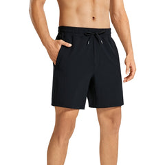 Men's Quick Dry Workout Shorts Running Gym Sports Athletic Shorts with Pockets - 7 Inches