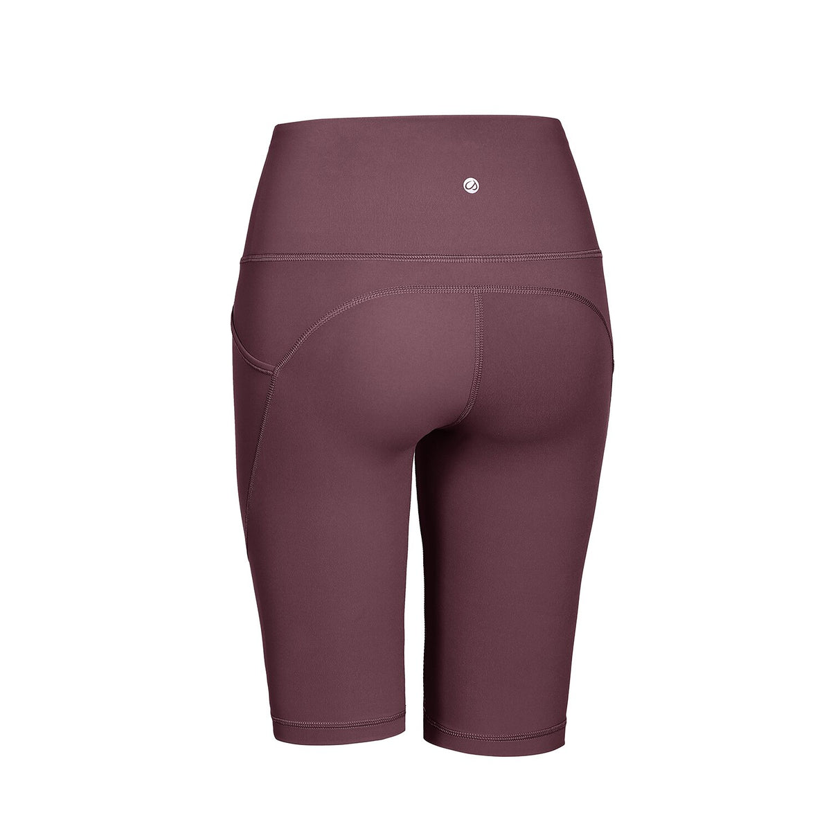 Women's Naked Feeling Workout Shorts - 10 Inches High Waist Yoga Biker Shorts Athletic Running Shorts with Pockets