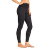 Women Matte Brushed Light Fleece Leggings Athletic High Waisted Squat Proof 7/8 Yoga Pants -25 Inches