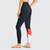 Women's Seamless High Waisted Leggings Naked Feeling Ventilation Holes Workout Pants with Pocket - 25 Inches