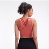 JUST A TIE Lightweight Dance Gym Tank Tops Women V-neck Workout Ballet Vest Crop Tops Soft Nylon Yoga Sleeveless Shirts