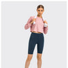 Plain Lightweight Fitness Workout Crop Pullover Women Crew Neck Long Sleeve Training Sport Cropped Sweatshirts