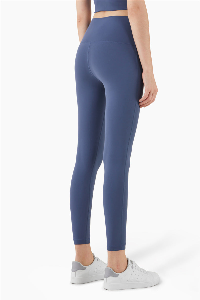 Mid Compression Second-skin Feel Gym Athletic Sport Tights Women NO Camel Toe Yoga Pants Fitness Workout Leggings S-XL