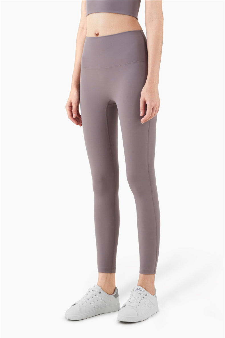 Mid Compression Second-skin Feel Gym Athletic Sport Tights Women NO Camel Toe Yoga Pants Fitness Workout Leggings S-XL