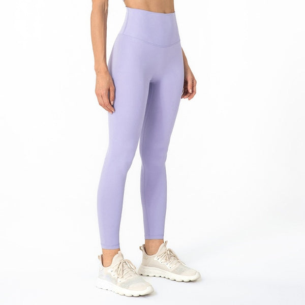 22Colors 25'' Camel Toe Proof Fitness Leggings Yoga Pants Women High Waist Plain Workout Gym Tights Athletic Leggings