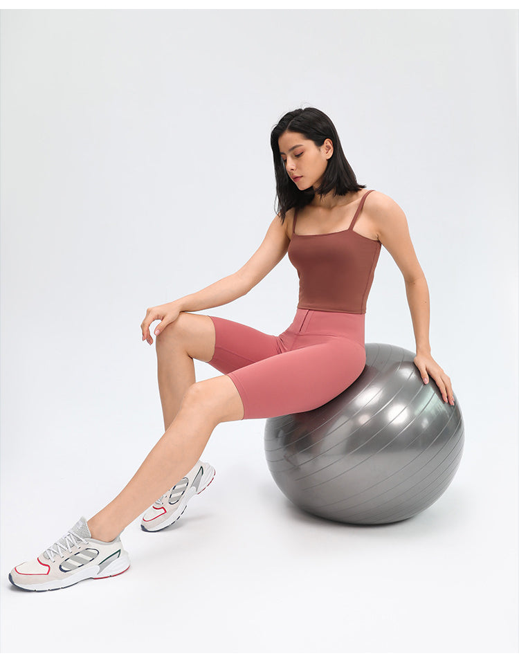 Sport Training Biker Shorts Women High Waist Stretch Workout Yoga Fitness Shorts 10"