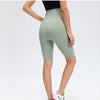 Sport Training Biker Shorts Women High Waist Stretch Workout Yoga Fitness Shorts 10"